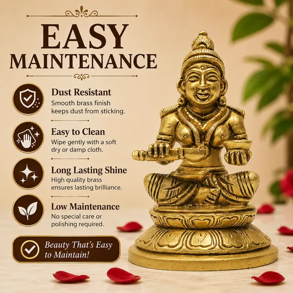 Antique_Brass_Annapurna_Devi_Murti_Statue_For_Pooja_Room,Idol_For_Home_And_Gift