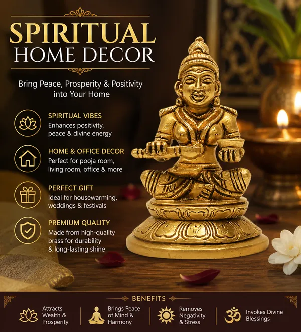 Antique_Brass_Annapurna_Devi_Murti_Statue_For_Pooja_Room,Idol_For_Home_And_Gift