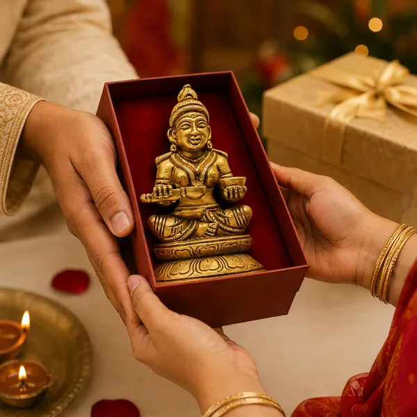 Antique_Brass_Annapurna_Devi_Murti_Statue_For_Pooja_Room,Idol_For_Home_And_Gift