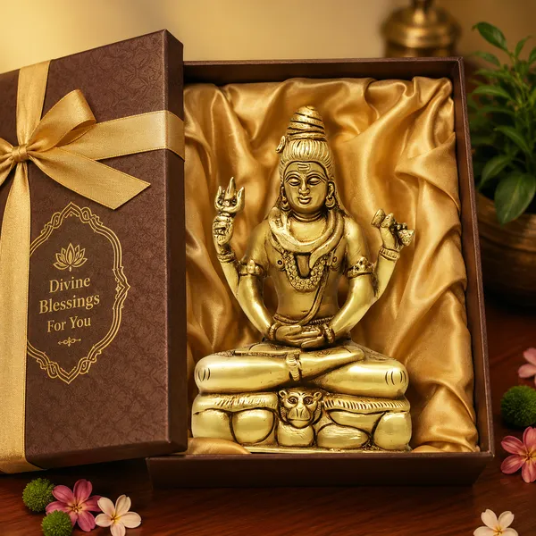 Antique_Shiva_Idol_For_Home_Pooja_Room,_Mahadev_Murti_With_Trishul_And_Damru,_Meditating_Statue_For_House_Warming_Gift_And_Decor