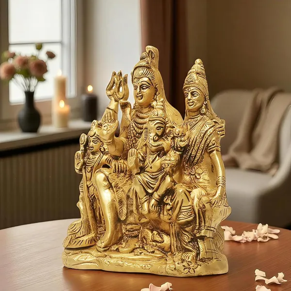 Antique_Shiv_Parivar_Murti_For_Home_Pooja,_Shiva_Parvati_Statue_With_Family,_Idol_For_House_Warming_Gift_And_Decor
