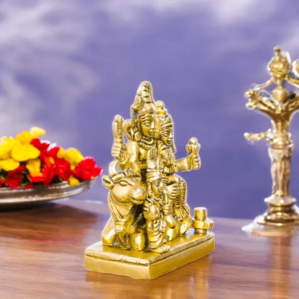 Antique_Brass_Shiv_Parivar_Murti_For_Home_Pooja,_Shiva_Parvati_Statue_With_Family,_Idol_For_House_Warming_Gift_And_Decor