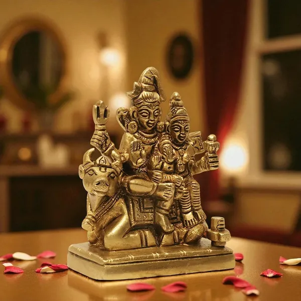 Antique_Shiv_Parivar_Murti_For_Home_Pooja,_Shiva_Parvati_Statue_With_Family,_Idol_For_House_Warming_Gift_And_Decor