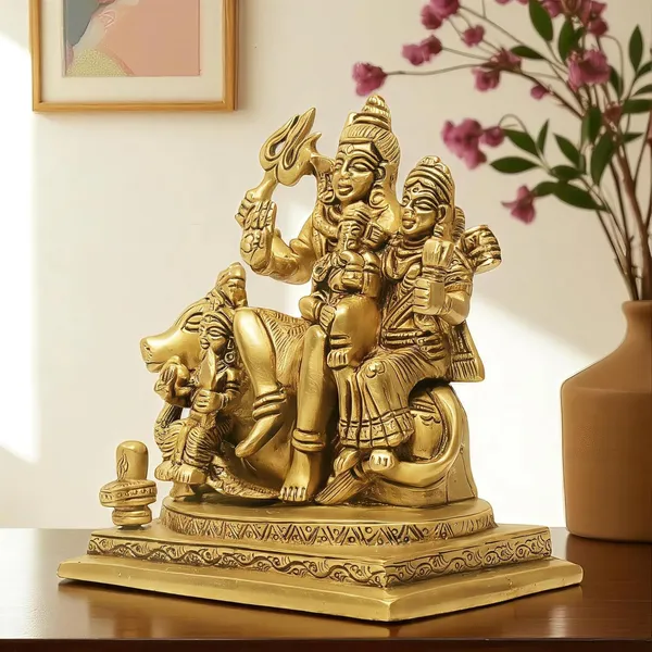 Antique_Shiv_Parivar_Murti_For_Home_Pooja,_Shiva_Parvati_Statue_With_Family,_Idol_For_House_Warming_Gift_And_Decor