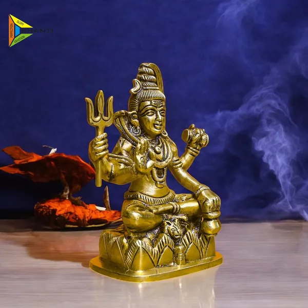 Antique_Shiva_Idol_For_Home_Pooja_Room,_Mahadev_Murti_With_Trishul_And_Damru,_Statue_For_House_Warming_Gift_And_Decor