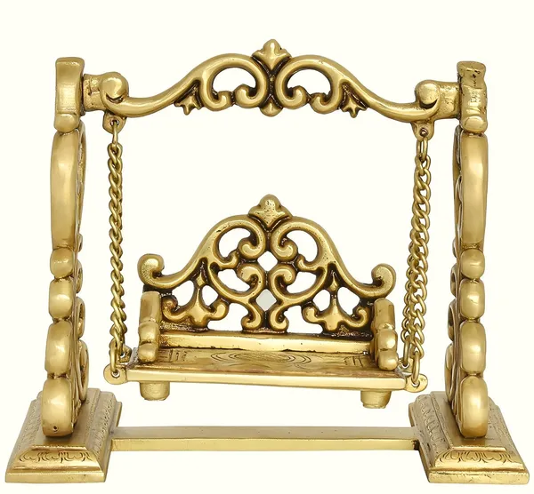SHANTI_Brass_Jhula_for_Pooja_Room,_Gopal_Murti,_Idol_Gift_for_Wedding,_Anniversary,_House_Warming,_Ceremony_&_Home_D�cor,