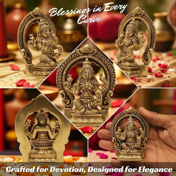 SHANTI_Brass_Laxmi_Ganesh_Saraswati_Idol_for_Home_puja_Statue_for_Home_d�cor,_Office_Desk,_showpiece,_House_Warming.