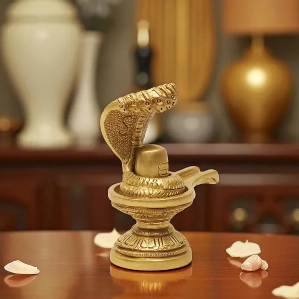 SHANTI_Brass_Shivling_for_Home_Puja,_Shiva_Lingam_for_Temple,_Office_Desk,_Gift_&_Décor_