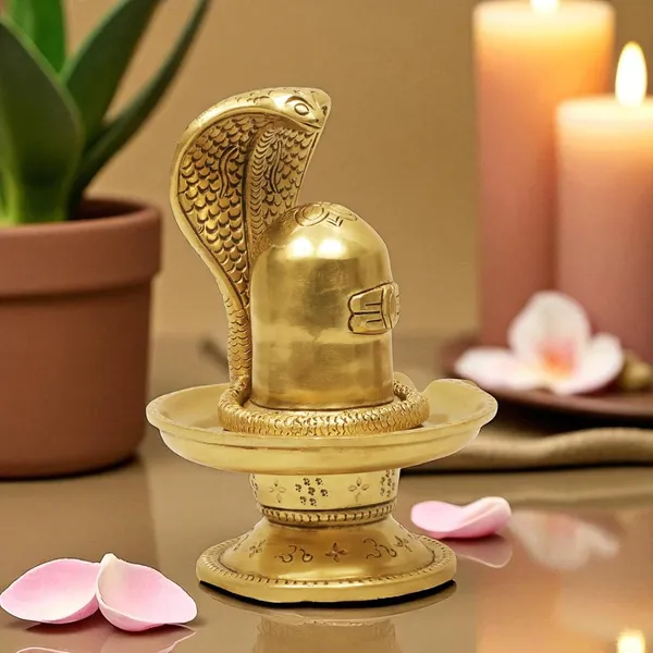 SHANTI_Brass_Shivling_for_Home_Puja,_Shiva_Lingam_for_Temple,_Office_Desk,_Gift_&_Décor_
