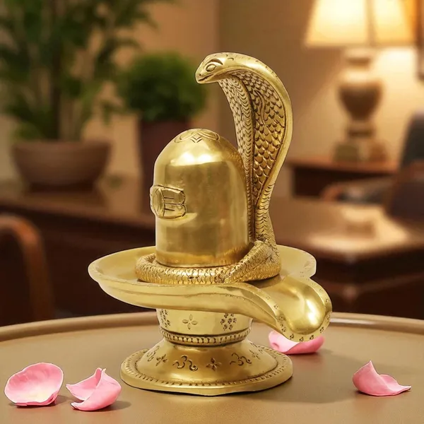 SHANTI_Brass_Shivling_for_Home_Puja,_Shiva_Lingam_for_Temple,_Office_Desk,_Gift_&_Décor_