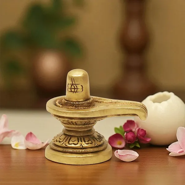 SHANTI_Brass_Shivling_for_Home_Puja,_Shiva_Lingam_for_Temple,_Office_Desk,_Gift_&_Décor_