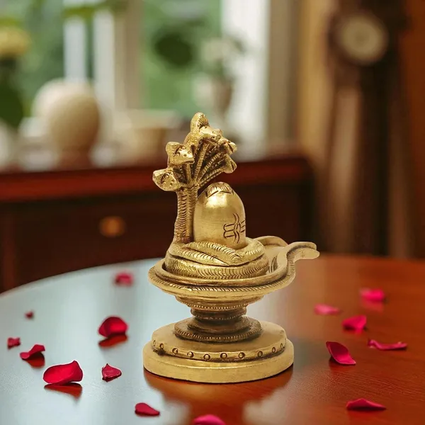 SHANTI_Brass_Shivling_for_Home_Puja,_Shiva_Lingam_for_Temple,_Office_Desk,_Gift_&_Décor_