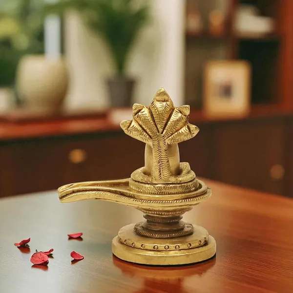 SHANTI_Brass_Shivling_for_Home_Puja,_Shiva_Lingam_for_Temple,_Office_Desk,_Gift_&_Décor_