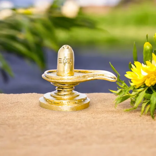 SHANTI_Brass_Shivling_for_Home_Puja,_Shiva_Lingam_for_Temple,_Office_Desk,_Gift_&_Décor_