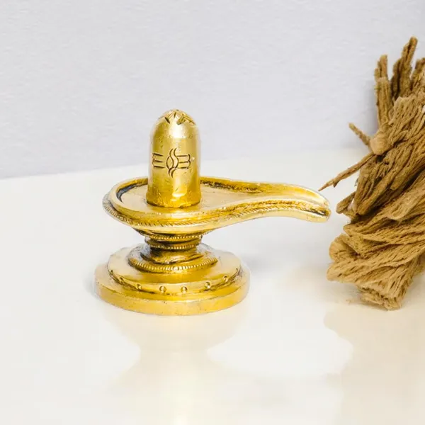 SHANTI_Brass_Shivling_for_Home_Puja,_Shiva_Lingam_for_Temple,_Office_Desk,_Gift_&_Décor_