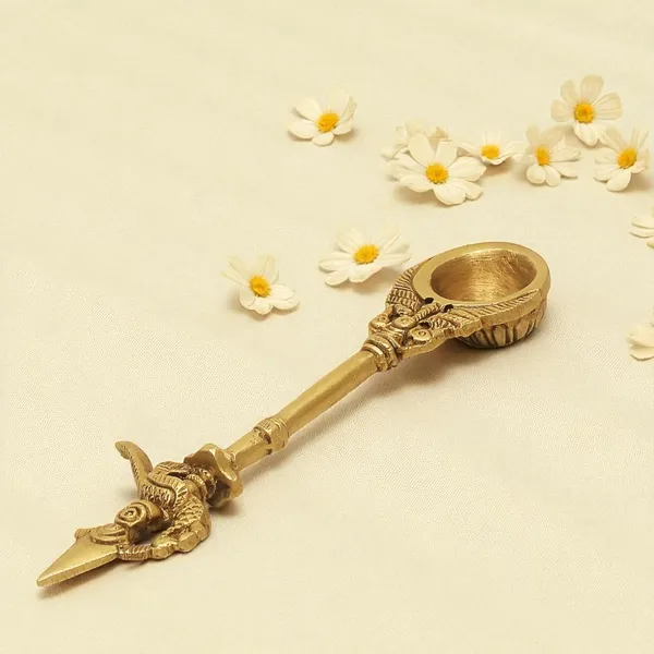 Antique_Handcrafted_Brass_Spoon_|_Charnamrit_Spoon_For_Pooja