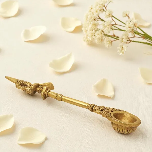 Antique_Handcrafted_Brass_Spoon_|_Charnamrit_Spoon_For_Pooja
