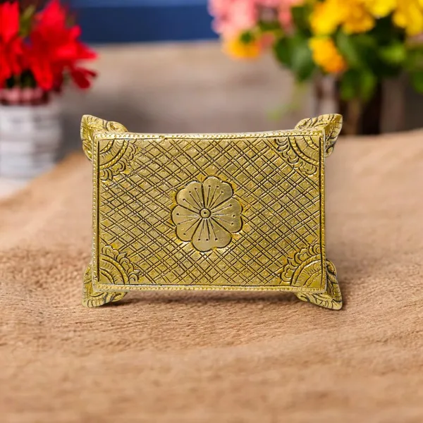 Antique_100%_Pure_Brass_Chowki_For_Pooja_Temple,Mandir_And_Home