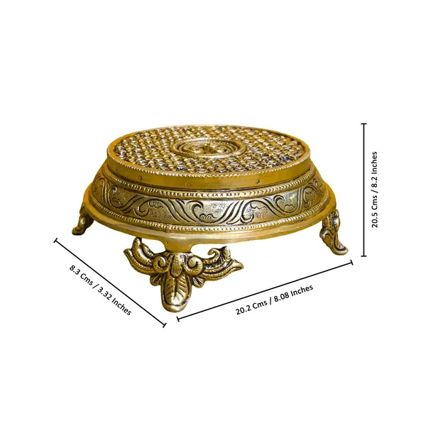 Antique_Brass_Chowki_For_God_Idols,_Mukkali_Decorative_Round,_Chowki_For_Pooja_Kamatshi_|_Chowki_For_Diya|_Chowki_For_Mandir_Pooja