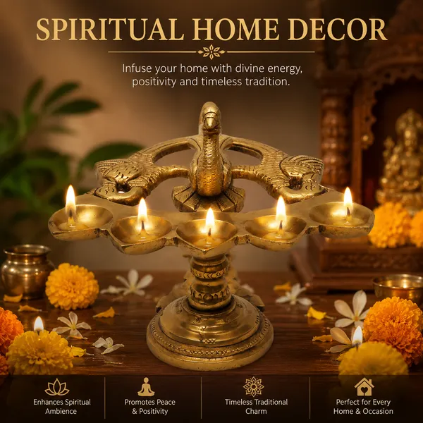 Antique_Panch_Aarti_Diya_With_Handle_Decorative_Pooja_Accessory,_Five_Face_Camphor_Burner_Lamp_For_Navratra,_Diwali_Gifts_Home_Decor