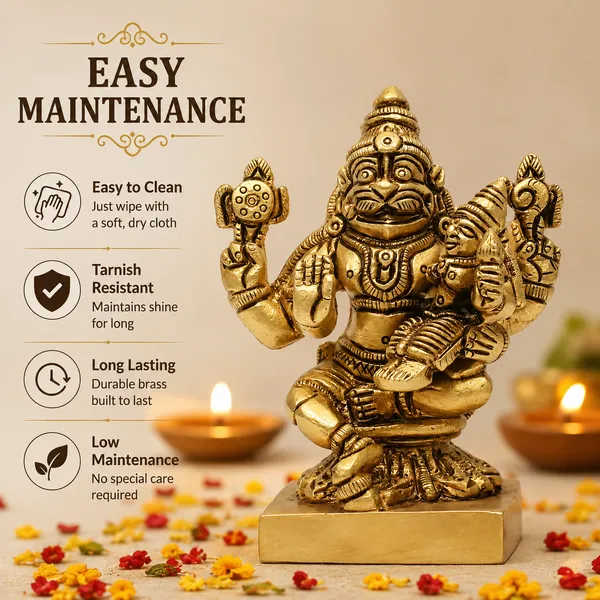 Antique_Brass_Lakshmi_Narasimha_Swamy_Idol/Narasimha_Idol