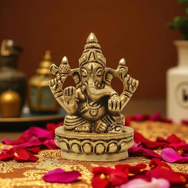 Antique_Brass_Ganesh_Idol_For_Home_Pooja,Ganesh_Murti_For_Gift_Vinayaka_Idol_Vinayagar_Statue_For_Home_Decor,_Office_Desk,_Showpiece,_House_Warming