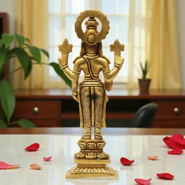 Antique_Brass_Venkateshwara_Swamy_Idol,_Tirupati_Balaji_Idol_For_Pooja_Room,_Perumal_Statue_For_Home_Decor,Office,_Temple_And_Gift_Showpiece