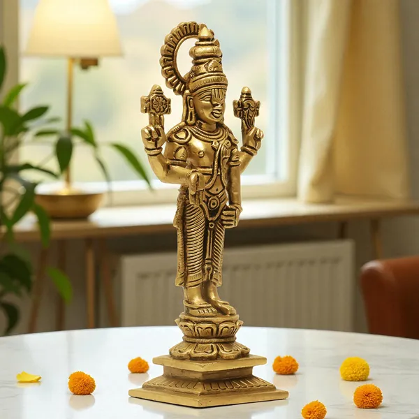 Antique_Brass_Venkateshwara_Swamy_Idol,_Tirupati_Balaji_Idol_For_Pooja_Room,_Perumal_Statue_For_Home_Decor,Office,_Temple_And_Gift_Showpiece