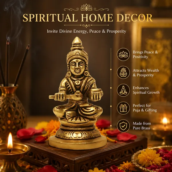 Antique_Brass_Annapurna_Devi_Murti,_Annapoorani_Statue_For_Pooja_Room,Idol_For_Home_And_Gift