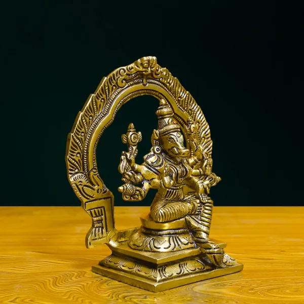 Antique_Brass_Varahi_Amman_Idol_Framed_Varahi_Amman_Silai_Statue_For_Pooja