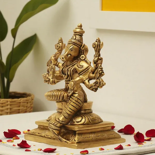 Antique_Brass_Varahi_Amman_Idol_Statue_|_Varahi_Amman_Silai_For_Temple_And_Home_Decor