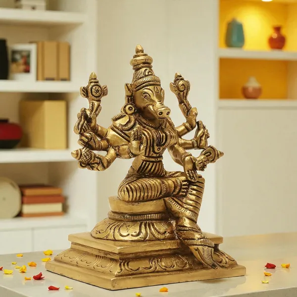 Antique_Brass_Varahi_Amman_Idol_Statue_|_Varahi_Amman_Silai_For_Temple_And_Home_Decor
