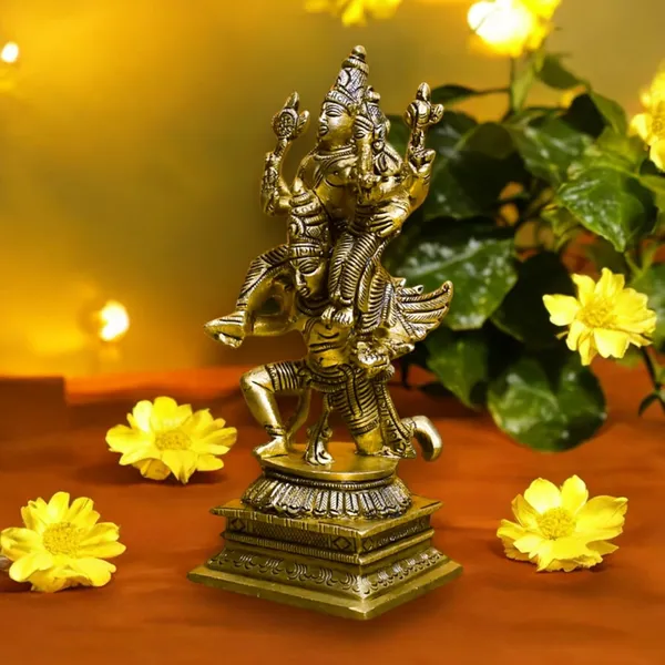 Antique_Brass_Set_Of_Lakshmi_Vishnu_Ji_Sitting_On_Garun_Dev_Murti_Maa_Laxmi_Vishnu_Resting_Idol_Lakshmi_Narayan_Statue_For_Home_Temple_Diwali_Pooja