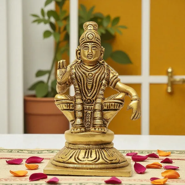 Antique_Brass_Ayyappa_Swamy_Idol_Statue_For_Pooja
