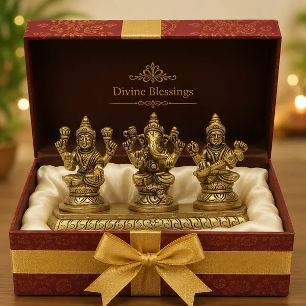 Antique_Brass_Laxmi_Ganesh_Idol_For_Home_Pooja_,_Lakshmi_Ganesh_Murti_For_Gift_Vinayaka_Idol_Vinayagar_Statue_For_Home_Decor,_Office_Desk,_Showpiece,_House_Warming