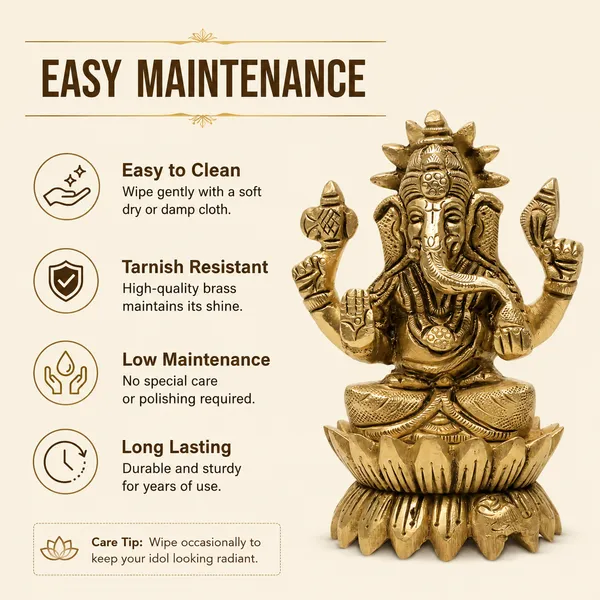 Antique_Brass_Ganesh_Idol_For_Home_Pooja_,Ganesh_Murti_For_Gift_Vinayaka_Idol_Vinayagar_Statue_For_Home_Decor,_Office_Desk,_Showpiece,_House_Warming