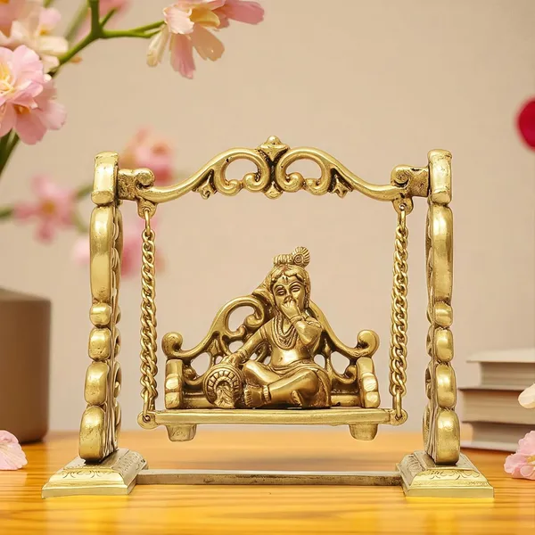 Antique_Brass_Lord_Jhula_Krishna_Statue_With_Matki_For_Pooja_Room,_Gopal_Murti_Idol_Gift_For_Wedding,_Anniversary,_House_Warming,_Ceremony_And_Home_Decor