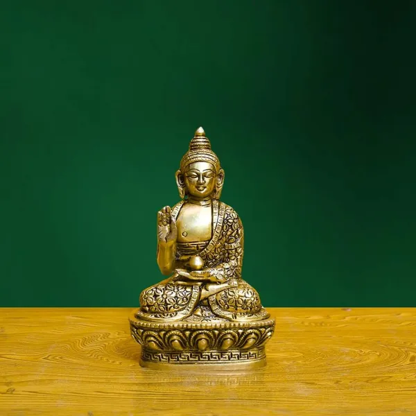 Antique_Brass_Buddha_Idol_For_Home_Decor