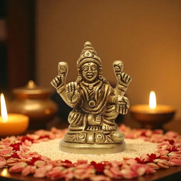 Antique_100%_Pure_Brass_Lakshmi_Devi_Idol_Statue_For_Pooja_Goddess_Laxmi_Idols_For_Temple_Pooja_Room_Diwali_Decoration_Gifts