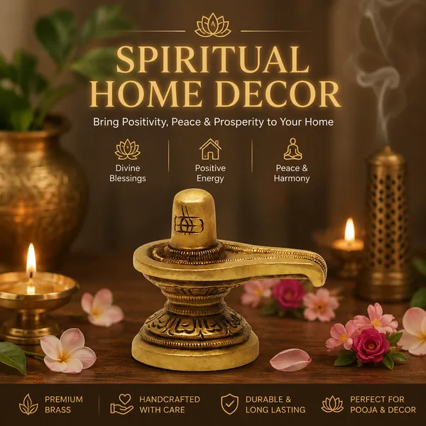 SHANTI_Brass_Shivling_for_Home_Puja,_Shiva_Lingam_for_Temple,_Office_Desk,_Gift_&_Décor_