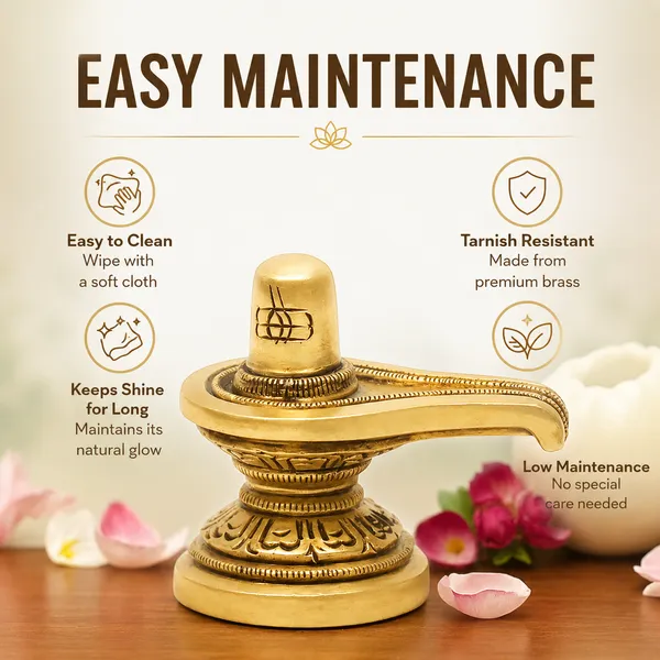 SHANTI_Brass_Shivling_for_Home_Puja,_Shiva_Lingam_for_Temple,_Office_Desk,_Gift_&_Décor_