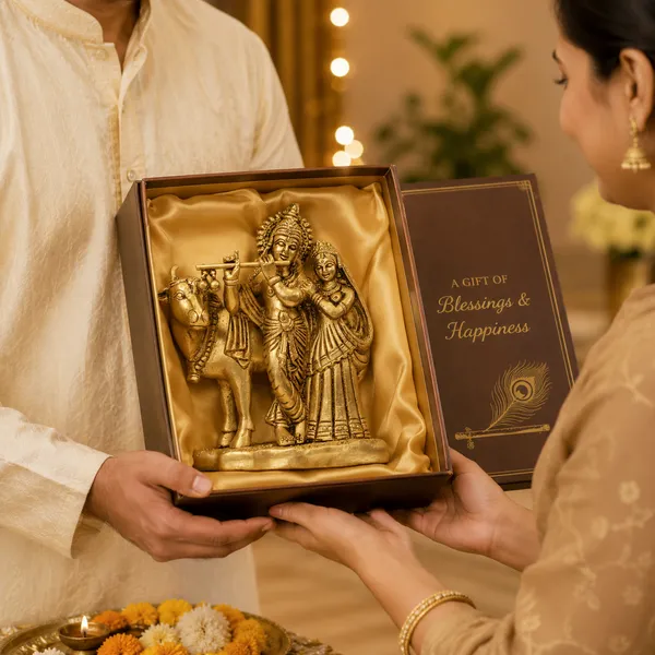 Antique_Brass_Lord_Radha_Krishna_Statue_With_Cow_For_Pooja_Room,_Gopal_Murti,_Idol_Gift_For_Wedding,_Anniversary,_House_Warming,_Ceremony_And_Home_Decor