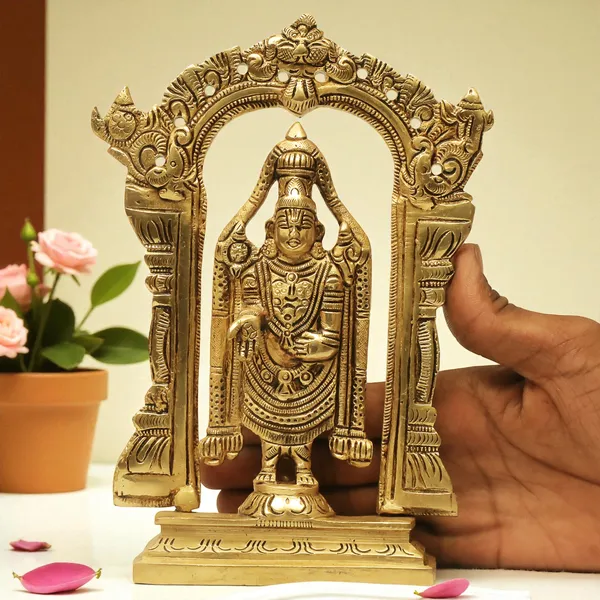 Antique_Brass_Venkateshwara_Swamy_Idol,_Tirupati_Balaji_Idol_For_Pooja_Room,_Perumal_Statue_For_Home_Decor,Office,_Temple_And_Gift_Showpiece