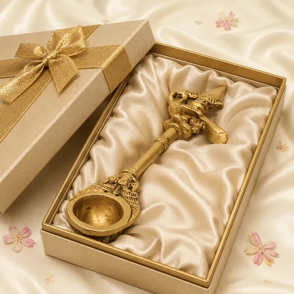 Antique_Handcrafted_Brass_Spoon_|_Charnamrit_Spoon_For_Pooja