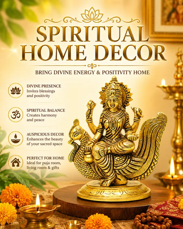Antique_Brass_Maa_Gayatri_Devi_Idol,_Murti_For_Pooja,_Temple,_Home_Decor_Statue_And_Gift