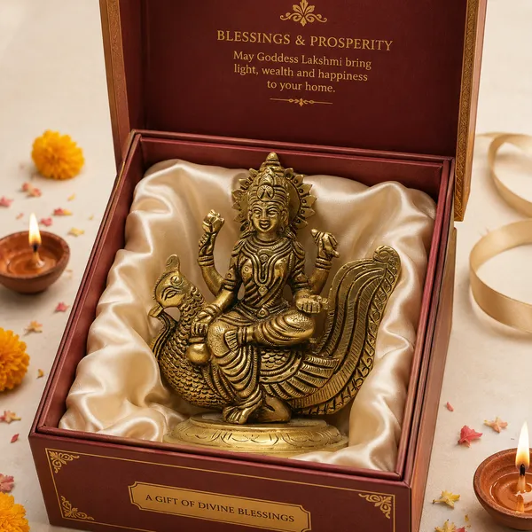 Antique_Brass_Maa_Gayatri_Devi_Idol,_Murti_For_Pooja,_Temple,_Home_Decor_Statue_And_Gift