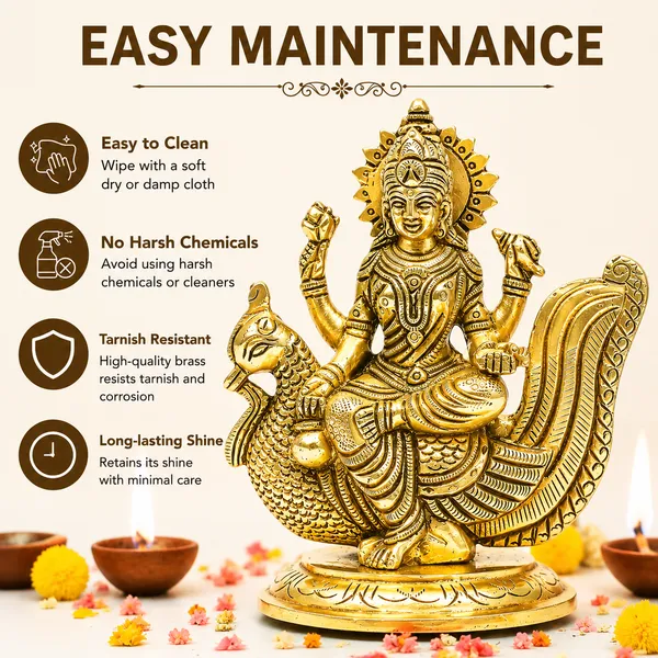 Antique_Brass_Maa_Gayatri_Devi_Idol,_Murti_For_Pooja,_Temple,_Home_Decor_Statue_And_Gift