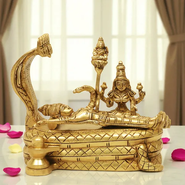 Antique_Brass_Vishnu_Laxmi_Narayana_Murti_For_Pooja,_Office_Desk,_Gift