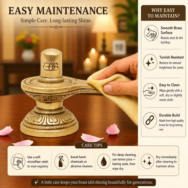 SHANTI_Brass_Shivling_for_Home_Puja,_Shiva_Lingam_for_Temple,_Office_Desk,_Gift_&_Décor_