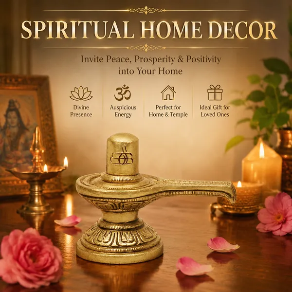 SHANTI_Brass_Shivling_for_Home_Puja,_Shiva_Lingam_for_Temple,_Office_Desk,_Gift_&_Décor_